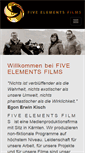 Mobile Screenshot of five-elements-films.com